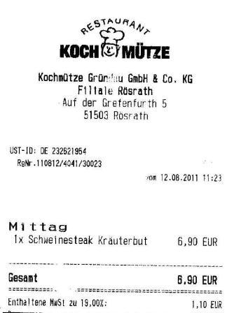 bble Hffner Kochmtze Restaurant